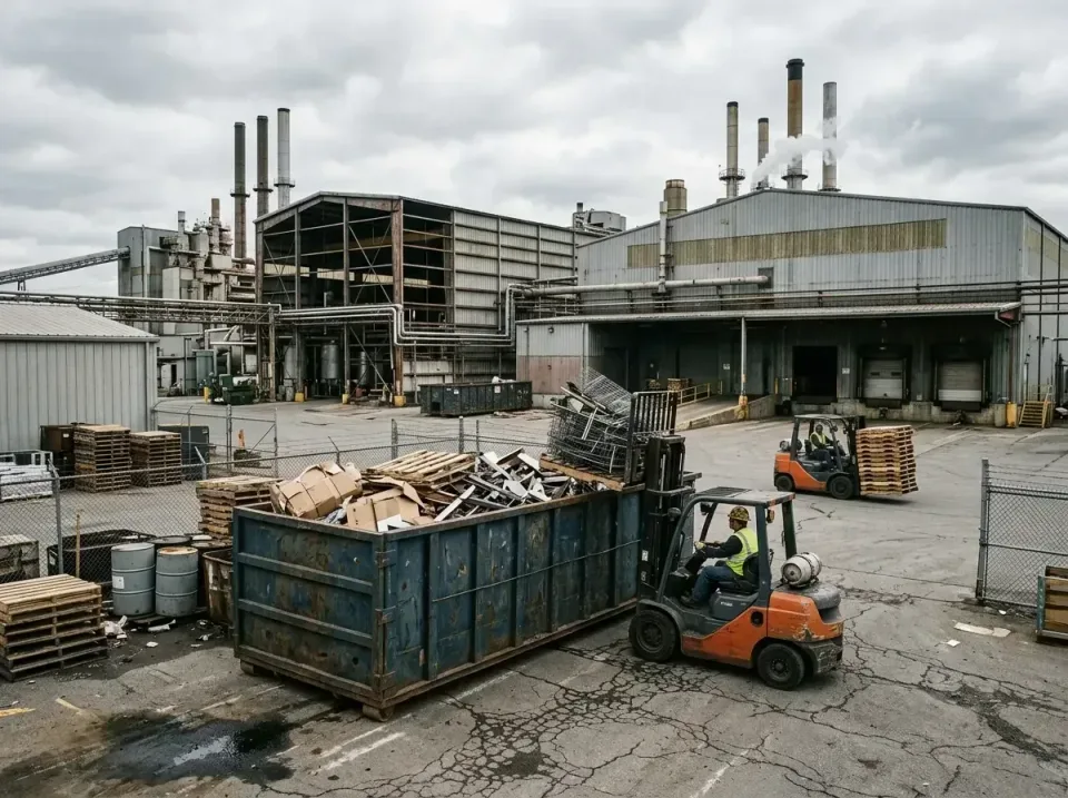 industrial-factory-scrap-conta-003 — frequently asked questions, Cheap Roll-off Dumpster Rentals in Monticello, IL